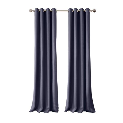 Elrene Home Fashions 84-in Outdoor Blue Light Filtering Grommet Single Curtain Panel