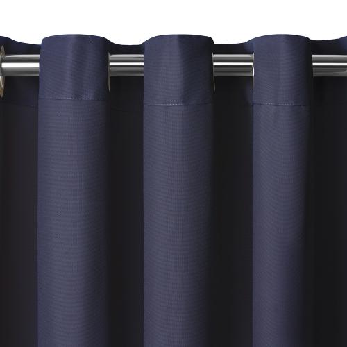 Elrene Home Fashions 84-in Outdoor Blue Light Filtering Grommet Single Curtain Panel