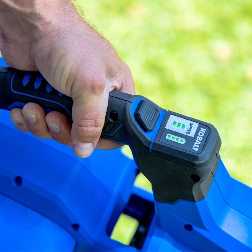 Kobalt 40-volt 600-CFM 130-MPH Battery Handheld Leaf Blower 4 Ah Battery Included Charger Included  (NO TEST)
