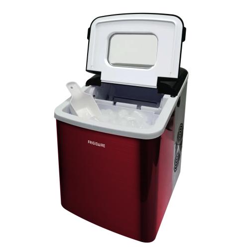 Frigidaire BULLET SHAPED ICE COMPACT RED STAINLESS STEEL ICE MAKER