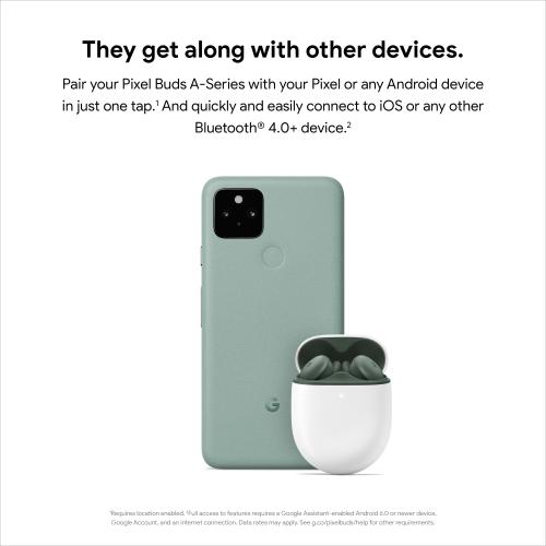 Color Green Google Pixel Buds Series A Earbud Wireless Noise Canceling Headphones