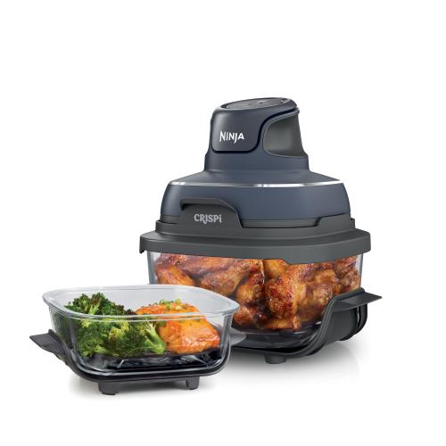 Ninja The Ninja Crispi Portable Cooking System packs the power of a full-sized air fryer into a portable design.