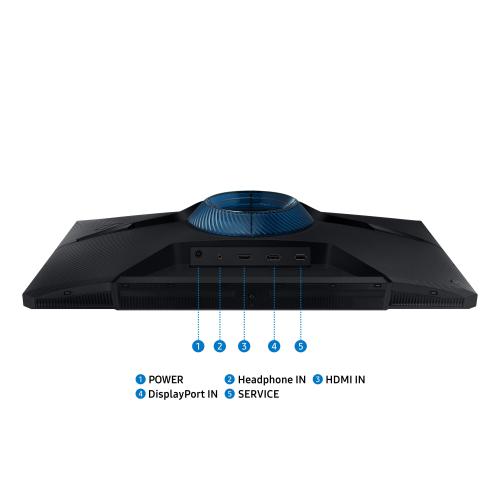 Samsung 24 In Odyssey G3 G30D Fhd 180Hz 1Ms Gaming Monitor with Ergonomic Stand