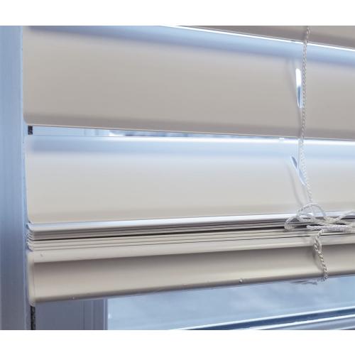 Project Source Premium 2-in Slat Width 27-in x 64-in Cordless White Vinyl Room Darkening Horizontal Blinds