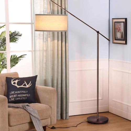 Bronze 70 Brightech 70-in Oil Brushed Bronze Arc Floor Lamp