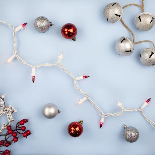 Northlight 50-Count 10-ft Red Incandescent Plug-In Christmas String Lights