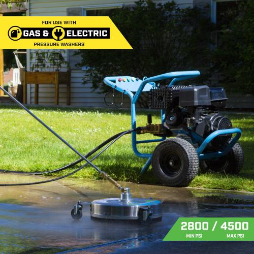 SurfaceMaxx 14.5-in up to 4500 PSI Rotating Surface Cleaner for Gas Pressure Washers