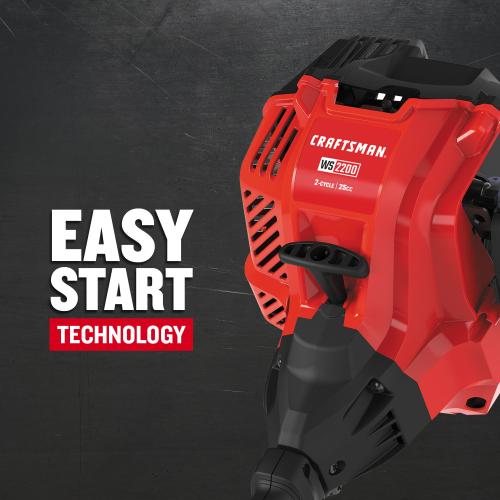 CRAFTSMAN WS2200 25-cc 2-cycle 17-in Straight Shaft Attachment Capable Gas String Trimmer - missing parts