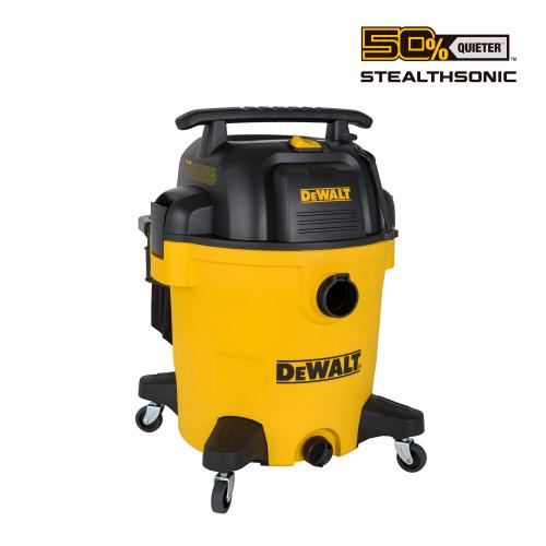 DEWALT Stealthsonic Quiet 12-Gallon 5.5-HP Corded Wet/Dry Shop Vacuum with Accessories Included