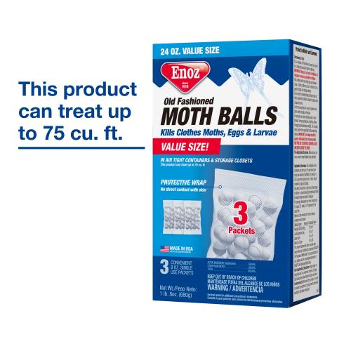 Enoz 24-oz Old Fashioned Moth Balls Plants and Garden Indoor Pouch