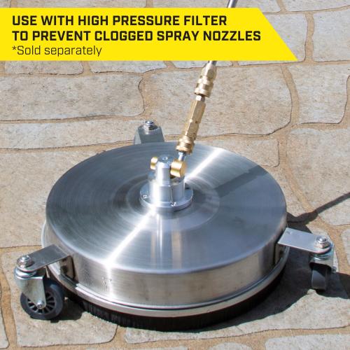 SurfaceMaxx 14.5-in up to 4500 PSI Rotating Surface Cleaner for Gas Pressure Washers
