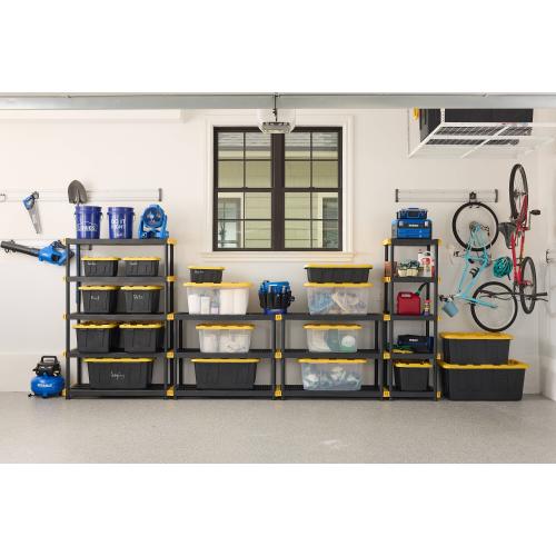 Project Source Commander Large 27-Gallon s (108-Quart) Clear Heavy Duty Tote