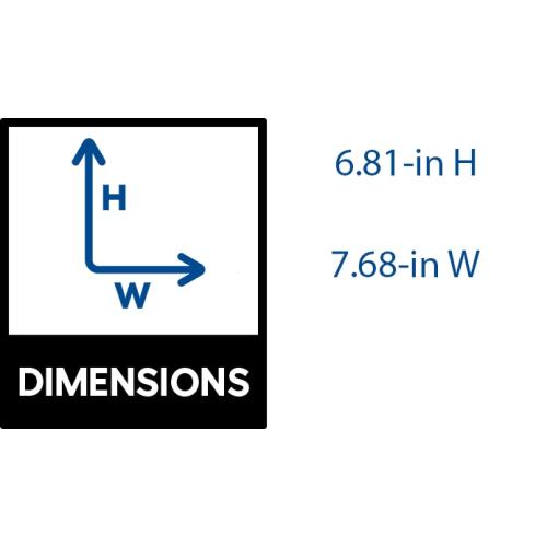 Project Source Akerman 1-Light 6.65-in Matte Black Indoor/Outdoor Flush Mount Light