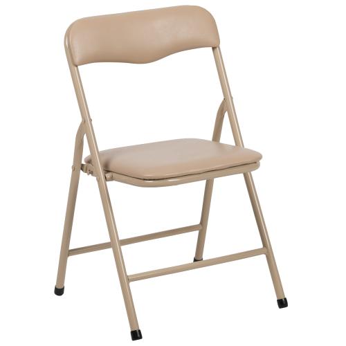 Flash Furniture 24-in x 24-in 3-Piece Indoor Powder-coated Steel Folding Table and Chair Set