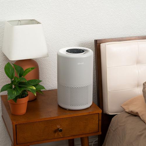 Levoit Core 200 3-Speed Smart Gray True HEPA Air Purifier ENERGY STAR (Covers: 915-sq ft)