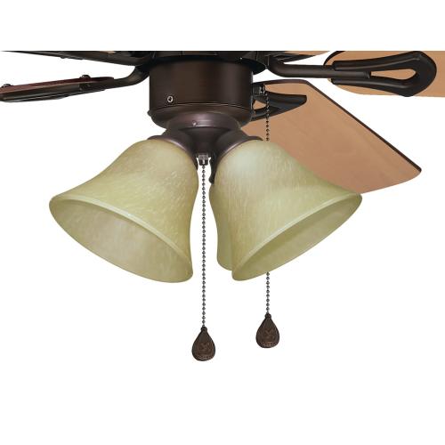 Harbor Breeze 11.5-in 4-Light Bronze LED Ceiling Fan Light Kit