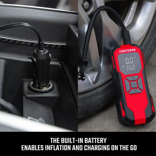 CRAFTSMAN Portable 12-volt Air Inflator (Power Source: Battery) (no test)