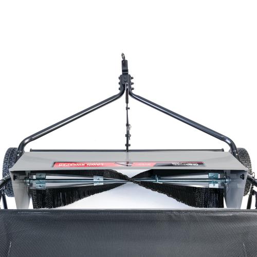 Ohio Steel 50-Inch Tow Lawn Sweeper with 26 Cu. Ft Hopper Capacity - Save Time and Effort with Fast and Efficient Sweeping