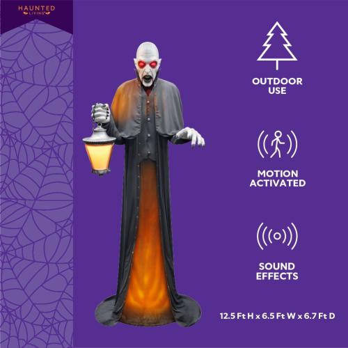 Haunted Living 12-ft Immortal Nightwalker Motion Activated Lighted Animatronic