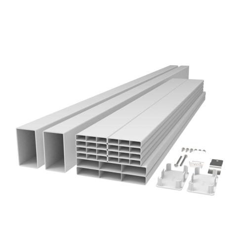 Freedom 36-in W x 48-in H White Vinyl Outdoor Privacy Screen