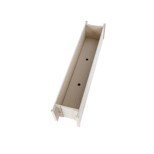 New Age Garden Rectangle 7.3-in W Medium Off-white Mixed/Composite Outdoor Window box with Drainage Holes