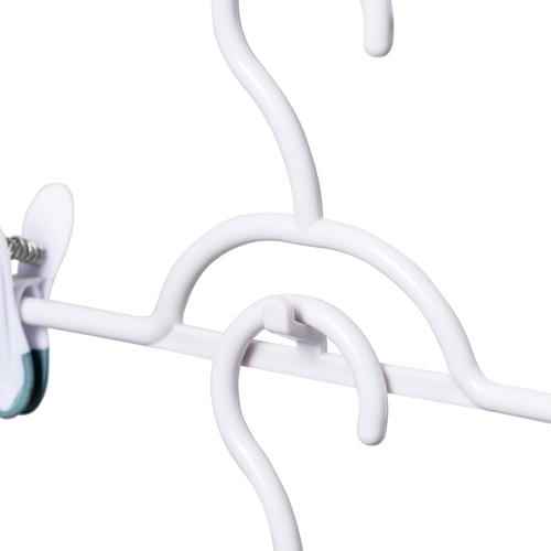 Honey-Can-Do 12-Pack Plastic Non-slip Grip Clothing Hanger (White)