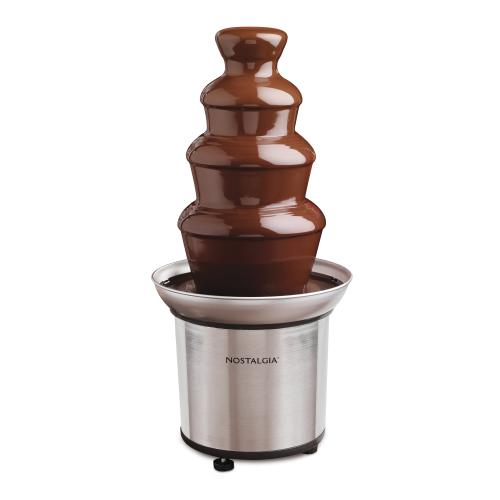 Nostalgia 2-pound Stainless Steel Chocolate Fondue Fountain