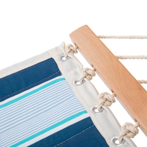 Style Selections Lexington Stripe Ocean Blue Quilted Hammock with Stand - missing parts