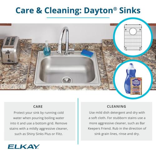 Elkay Dayton Drop-In 33-in x 22-in Stainless Steel Double Equal Bowl 4-Hole Kitchen Sink