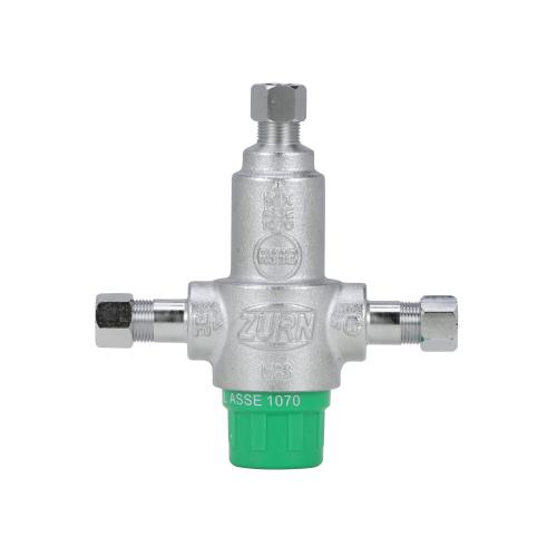 Zurn Wilkins Aqua-Gard 3/8-in ID Compression x 3/8-in OD Compression Bronze Thermostatic mixing valve