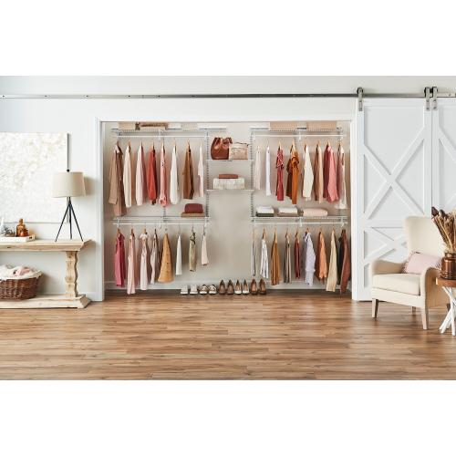 ClosetMaid ShelfTrack 7-ft to 10-ft x 12-in White Wire Closet Kit - no test