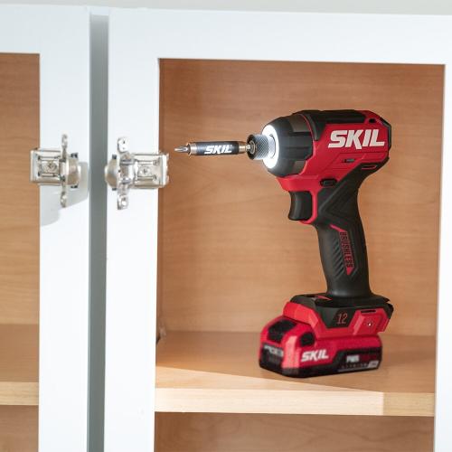 SKIL PWR CORE 12-volt 1/4-in Brushless Cordless Impact Driver (Battery Included and Charger Included )