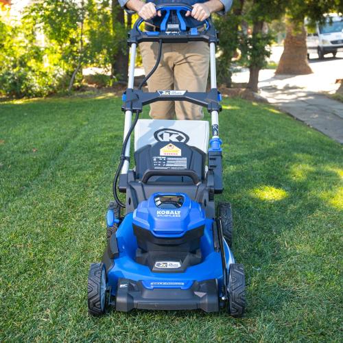 Kobalt 2x24 48-volt 20-in Cordless Self-propelled Lawn Mower 5 Ah (2-Batteries and Charger Included)