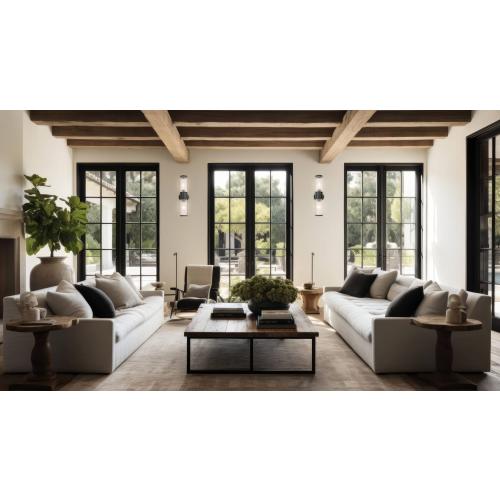 allen   roth Modesto 5-in 2-Light Matte Black Modern/Contemporary Vanity Light