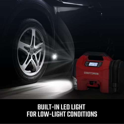 CRAFTSMAN 3-in-1 V20 Tool-Only 20-volt Air Inflator (Power Source: Battery)