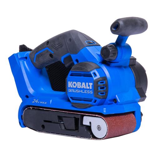 Kobalt 24 Volts Brushless Variable Belt Cordless Sander with Dust Management (Battery Not Included)