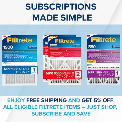 Filtrete 16-in W x 25-in L x 1-in MERV 11 1085 MPR Allergen Defense Extra Electrostatic Pleated Air Filter (2-Pack)