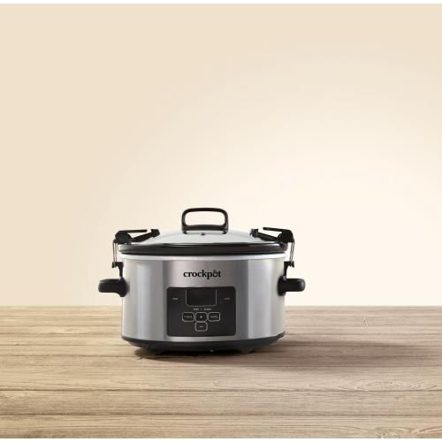 Crock-Pot 4-Quart Programmable Medium Slow Cooker (Stainless Steel)