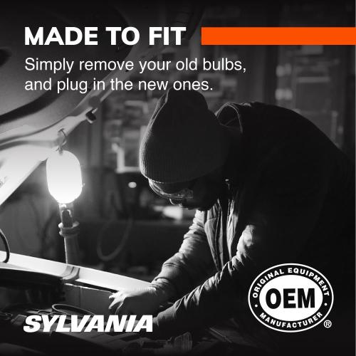 SYLVANIA  9005 ULTRA Halogen Forward Lighting Bulbs, White Light, 2 Pack - Brightest Headlight for Added Clarity