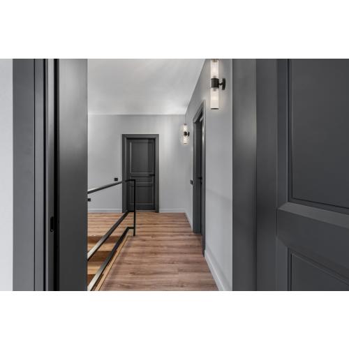 allen   roth Modesto 5-in 2-Light Matte Black Modern/Contemporary Vanity Light