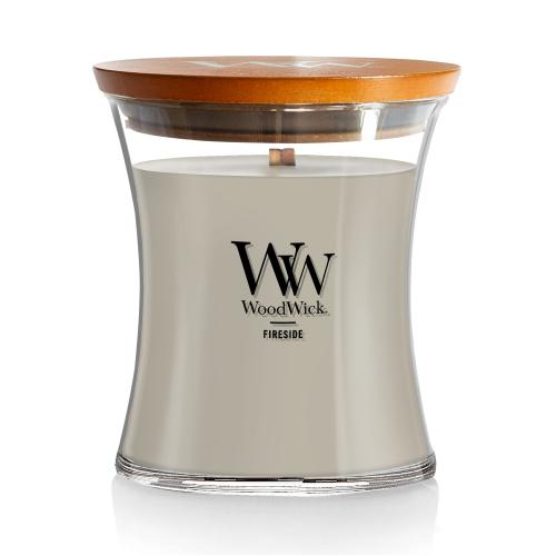 WoodWick 1-Wick Fireside Gray Jar Candle