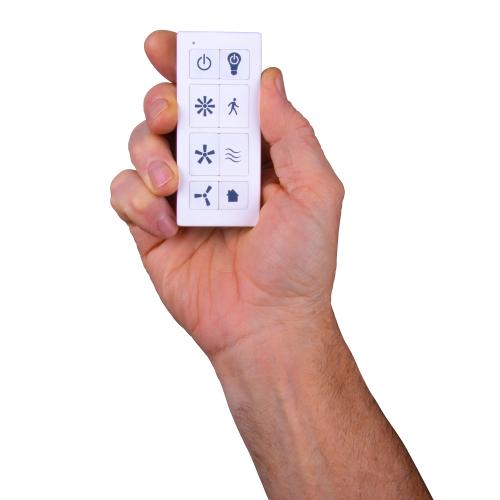 Harbor Breeze Flanagan II 52-in White with White/Driftwood Blades Color-changing Indoor Ceiling Fan with Light and Remote (5-Blade) - blacks are chipped