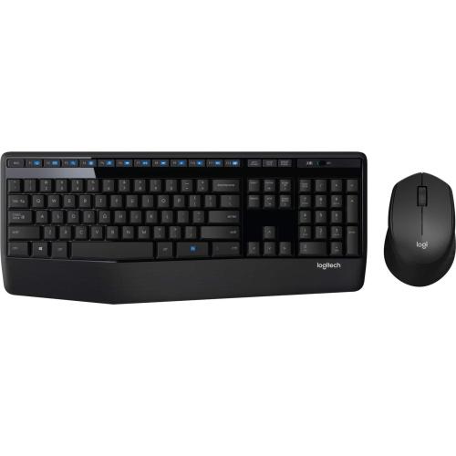 Missing mouse Logitech - MK345 Wireless Ergonomic Membrane Keyboard and Mouse Bundle for PC - Black/blue