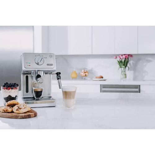 De'Longhi - Manual Espresso Machine - Stainless Steel