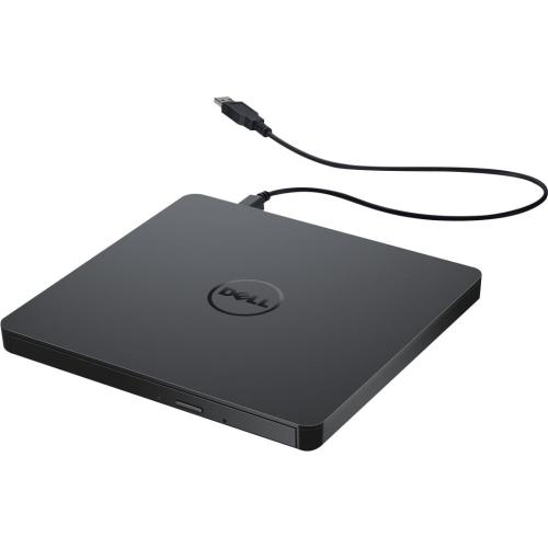 Dell - USB Slim DVD /- RW Drive - Plug and Play - DW316 - Black