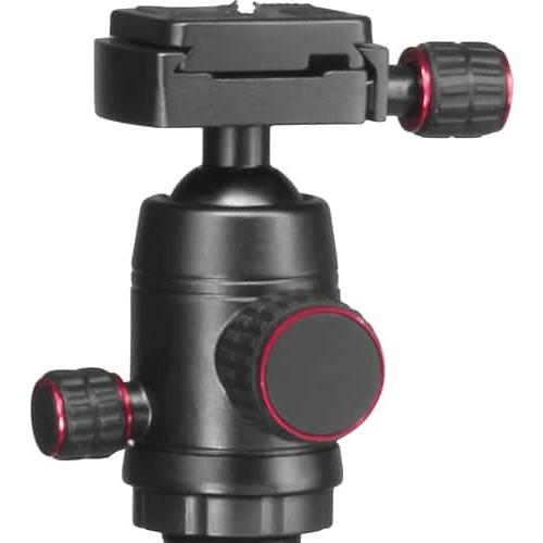 Sunpak - TravelLite Pro Reverse Folding 63 Tripod - Black with red accents