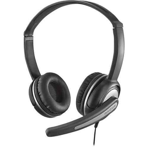 Insignia™ - On-Ear Stereo Headset - Black