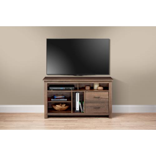 Insignia™ - Gaming TV Cabinet for Most TVs Up to 55 - Brown