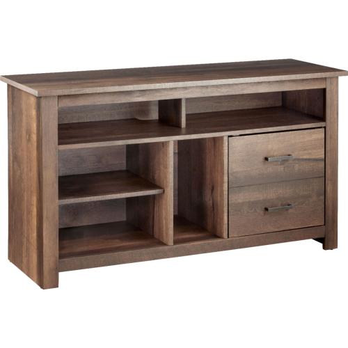 Insignia™ - Gaming TV Cabinet for Most TVs Up to 55 - Brown