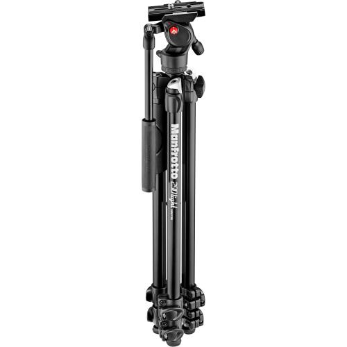 Manfrotto - 290 Tripod with Fluid Video Head - Black